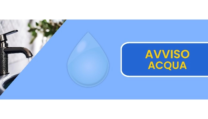 Intervento straordinario, con interruzione dell'erogazione dell'acqua in una vasta zona del territorio comunale